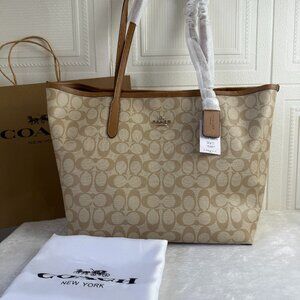 NWT Coach Double-Faced Tote Bag